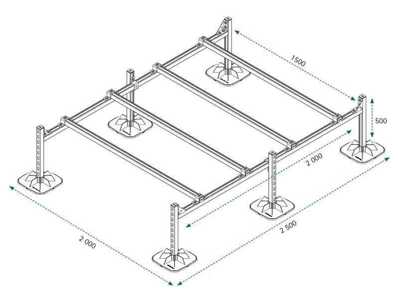 Комплект рами Walraven BIS Yeti&reg; K3 2000х1500мм 67685532_k3 фото