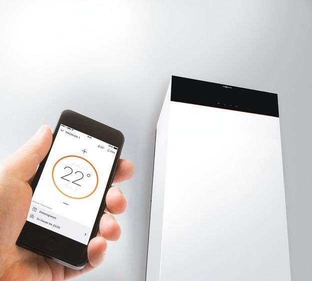 Пакетное предложение газовый котел Viessmann Vitodens 222-F B2TF 25 кВт + ГВП 100 л (послойная загрузка) (Z020611) Z020611 фото