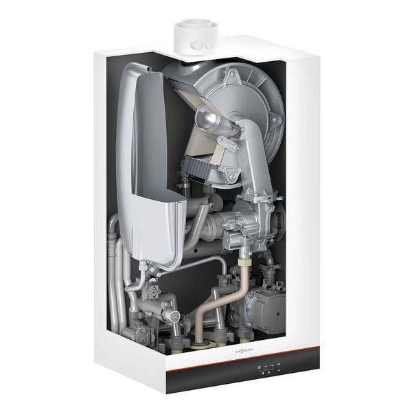 Одноконтурний конденсаційний газовий котел Viessmann Vitodens 050-W B0HA 19 кВт + Кімнатний бездротовий термостат ViCare (Z027464) Z027464 фото