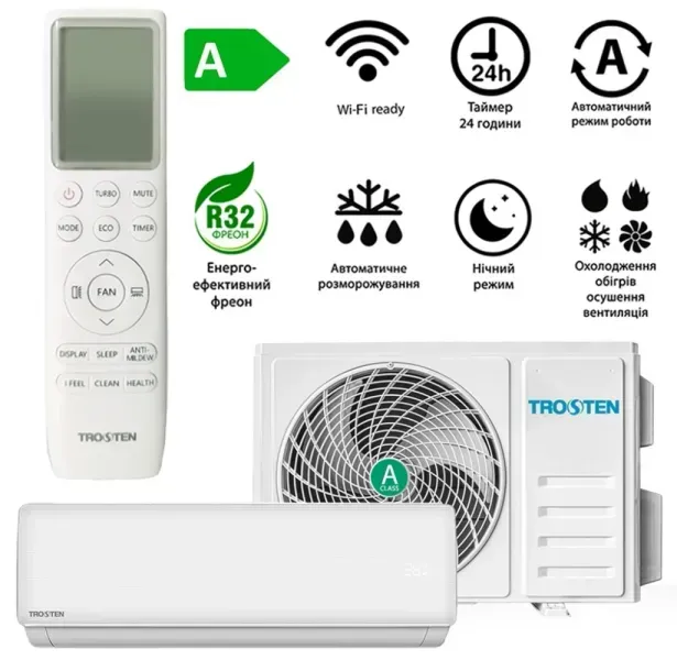 Кондиціонер спліт-система Trosten PRO Inverter + TRN24-INPS TRN24-INPS фото