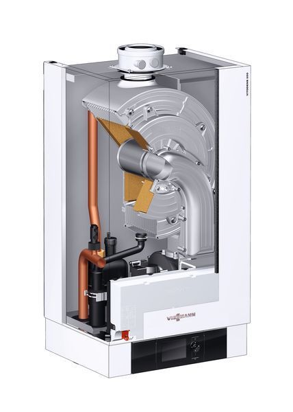 Одноконтурний конденсаційний газовий котел Viessmann Vitodens 200-W 120 кВт Регулятор Vitotronic 100,тип HC1B (B2HAI39) B2HAI39 фото