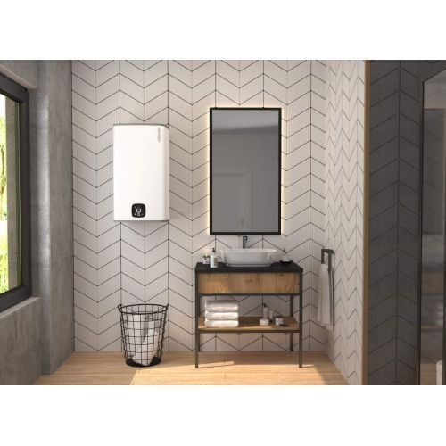 Електричний водонагрівач Atlantic Steatite Cube WI-FI ES-VM 100 S4 C2 WD (2400W) (EG) white (861438) 861438 фото