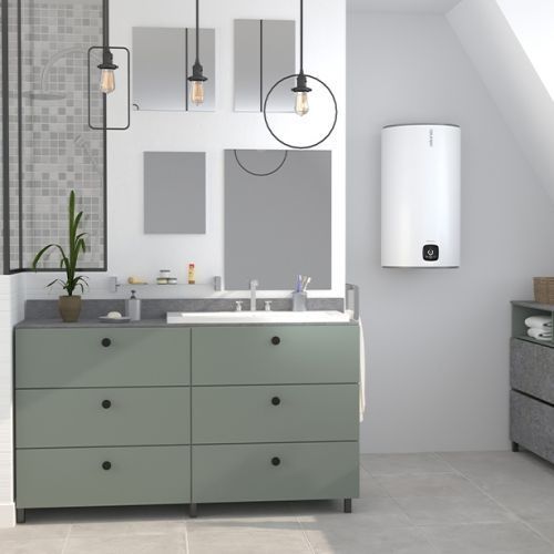 Електричний водонагрівач Atlantic Steatite Genius VM 080 D400S-3E-C (1800W) EG (841353) 841353 фото
