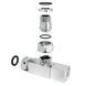 Кран кутовий Laris 1/2" - 3/4" Кватро Класік 2шт. (LX-851) 71401060 фото 4