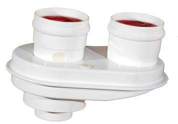 Адаптер моноблочный &Oslash;60/100-80/80 : для котлов Ariston 71.MT7.00.55/2 фото