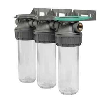 Колба фильтра прозрачная 3P TRIPLEX РЭТ для холодной воды Ecosoft 3/4" FTPP3P0130/G118 фото