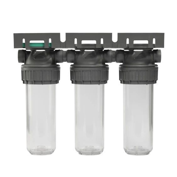 Колба фільтра прозора 3P TRIPLEX РЕТ для холодної води Ecosoft 3/4" FTPP3P0130/G118 фото