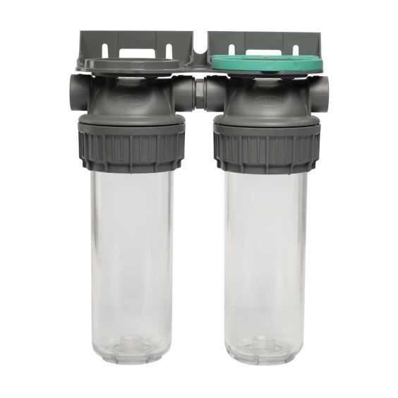 Колба фильтра прозрачная 3P DUPLEX РЭТ для холодной воды Ecosoft 3/4" FDPP3P0130/G118 фото
