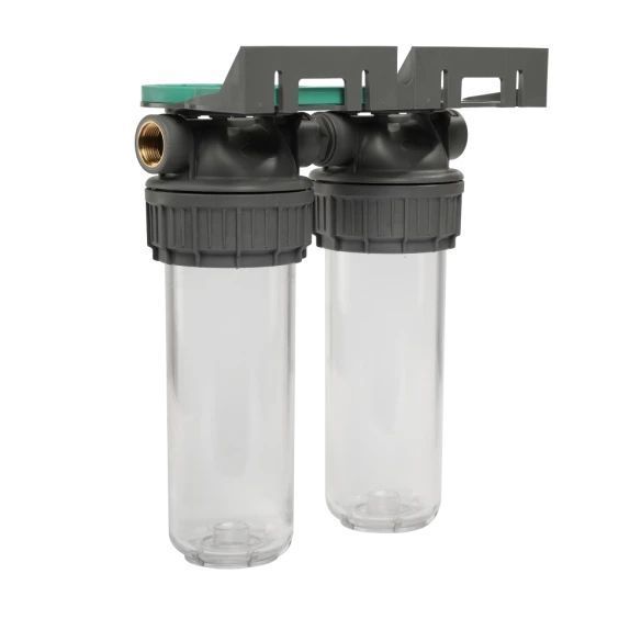 Колба фильтра прозрачная 3P DUPLEX РЭТ для холодной воды Ecosoft 3/4" FDPP3P0130/G118 фото