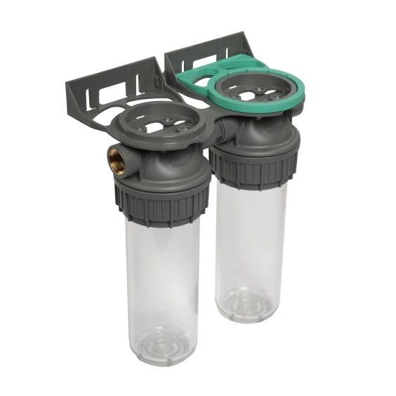 Колба фильтра прозрачная 3P DUPLEX РЭТ для холодной воды Ecosoft 3/4" FDPP3P0130/G118 фото