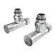 Кран угловой Laris 1/2" - 1/2" Обычный 2шт. (LX-4702)