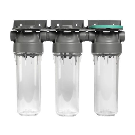 Колба фильтра прозрачная 2P TRIPLEX РЭТ для холодной воды Ecosoft 3/4" FTPP2P0130/G118 фото