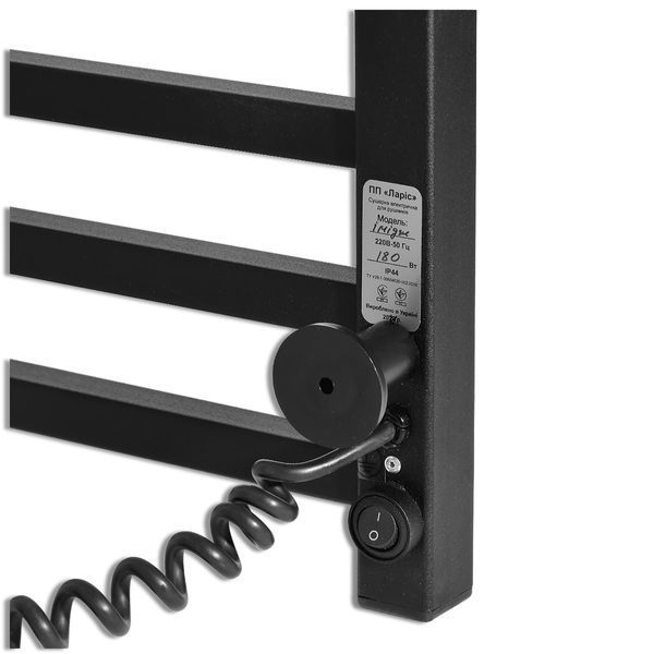 Електрична рушникосушарка Laris Зебра Імідж ЧФЧ12 350 х 900 Е (підкл. зліва) R3 73207654 фото