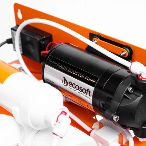 Фільтр зворотного осмосу Ecosoft Absolute з мінералізатором з помпою на станині (MO675MPSECO) MO675MPSECO фото