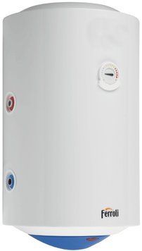 Електрийчний комбінований водонагрівач Ferroli CALYPSO 100 VE MT 6 COILS EXCHANGER (E4M1X8OA) E4M1X8OA фото